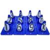 LVL10 Pro Training Cones - 6" Soccer Training Cones for Sports - for Basketball, Football, Basketball and Agility Drills - Soccer Field Markers That Won't Crack, Slide or Fly view 1