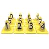 LVL10 Pro Training Cones - 6" Soccer Training Cones for Sports - for Basketball, Football, Basketball and Agility Drills - Soccer Field Markers That Won't Crack, Slide or Fly view 1
