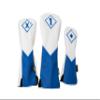 Izzo Golf Premium Headcover Set White/Blue - Includes Driver, Fairway Wood and Hybrid Golf headcovers view 1
