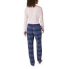 Eddie Bauer Women's 3-Piece Waffle Knit Pajama Set (Pink, Large) view 3