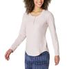 Eddie Bauer Women's 3-Piece Waffle Knit Pajama Set (Pink, Large) view 4