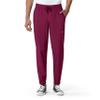 WonderWink W123 Men's Cargo Jogger Scrub Pant, Wine, 5X view 1