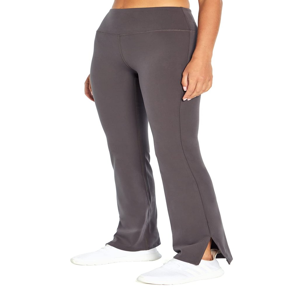 Balance Collection Womens McKenna High Rise Bootcut Yoga Pant, Nine Iron, Large