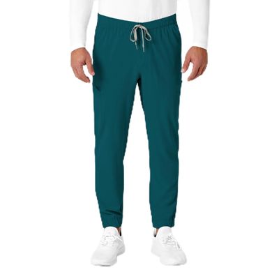 WonderWink Mens Renew Jogger Medical Scrubs Pants, Caribbean, X-Small US