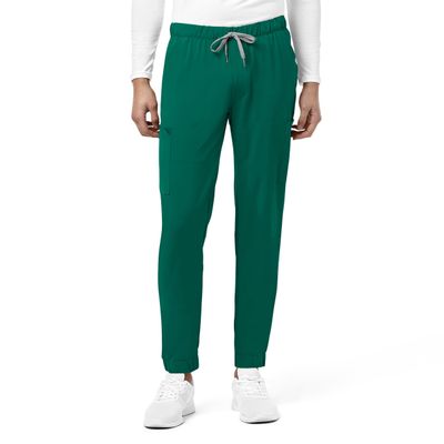 WonderWink Renew Men's Jogger Scrub Pant, Hunter, XL TAL
