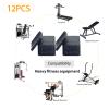 BestXD Treadmill Mat Pads - 12 PCS Bulk Pack High Density Rubber Squares for Multiple Exercise Equipment - Anti-Vibration Noise Dampening Pads for Rower, Stationary Bike, Weight Bench view 3