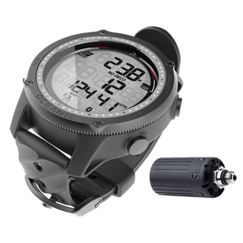 OCEANIC Geo Air Dive Watch | Connect to Your Smartphone Through DiverLog+ App | Large, Easy-to-Read Display | Air Integration | Bundle with Wireless air Transmitter