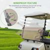 10L0L Folding Down Tinted Golf Cart Windshield for Yamaha G14 G16 G19(1995-2003) Models Gas or Electric Golf Cart view 3