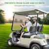 10L0L Folding Down Tinted Golf Cart Windshield for Yamaha G14 G16 G19(1995-2003) Models Gas or Electric Golf Cart view 4