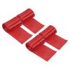 PATIKIL Finish Line Satin Ribbon 5cm 5m/16.4ft, 4 Pack Polyester Fabric Tape for Outdoor Athletics Sprint Running Race Sport, Red view 1