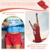 PATIKIL Finish Line Satin Ribbon 5cm 5m/16.4ft, Polyester Fabric Tape for Outdoor Athletics Sprint Running Race Sport, Red view 4