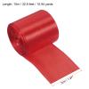 PATIKIL Finish Line Satin Ribbon 5cm 10m/32.8ft, Polyester Fabric Tape for Outdoor Athletics Sprint Running Race Sport, Red view 2