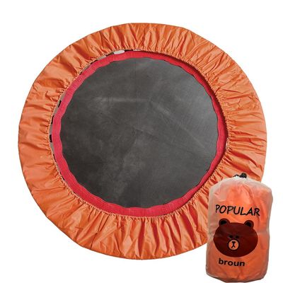 Mini Trampoline Spring Cover 36 Inch Small Trampoline Safety Pad for 6 Holes Round Trampoline Tear-Resistant Oxford Cloth Anti-Vibration Easy to Install Replacement, Multiple Color Options (Orange)