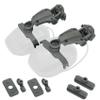 HEARFALCOM Tactical Helmet ARC Rail Adapter Accessories Compatible with Walker's Earmuffs (Walkers Razor,Walkers Razor Digital) (Gray) view 1