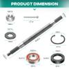 Drive-up EZGO RXV Rear Spline Axle Shaft for Electric Golf Cart 2008-Up Passenger Side OEM 620341 614209 view 3