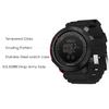 HOOSHU Tactical Watches for Men Digital Outdoor Survival Military Rock Solid Digital Watches with Durable Band, Steps Tracker Pedometer Calories Apache (Silica Black) view 3