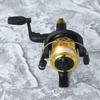 200 Small Aluminum Fishing Reel with Thread Saltwater and Freshwater Reel for Metal Construction Treatment Handle view 2
