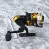 200 Small Aluminum Fishing Reel with Thread Saltwater and Freshwater Reel for Metal Construction Treatment Handle view 3