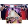 ZHOULL Women Belly Dance Veil Chiffon Dancing Hand Scarf Gradual Color(Orange1) view 3