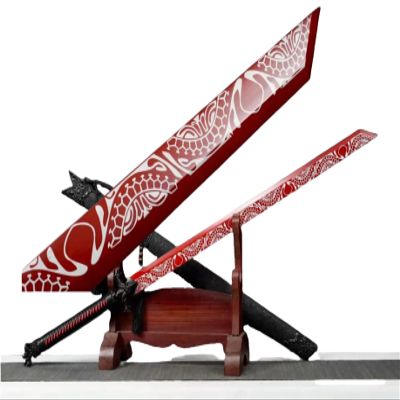 LOONGSWORD Chinese Dragon Sabre - 42" Hand-Forged High Manganese Steel Blade, Heat Tempered, Dragon Pattern Carving - Ideal for Martial Arts, Collection, Gifts