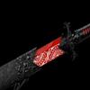 LOONGSWORD Chinese Dragon Sabre - 42" Hand-Forged High Manganese Steel Blade, Heat Tempered, Dragon Pattern Carving - Ideal for Martial Arts, Collection, Gifts view 2