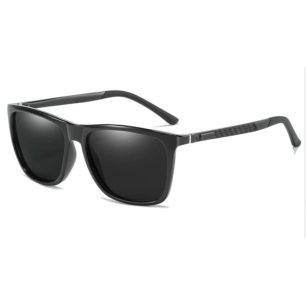 COTIA Classic Men Polarized Reading Sunglasses Full Grey Lenses Cycling Driving Reader Sun Glasses (black, 2.5, multiplier_x)