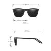 COTIA Classic Men Polarized Reading Sunglasses Full Grey Lenses Cycling Driving Reader Sun Glasses (black, 2.5, multiplier_x) view 4