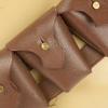 CALYX Jawa Bandolier British Militaria Army Infantry Shoulder Rig Bandolier Genuine Leather 5 Pocket Ammo Pouch P1903 Pattern Military Repro Tactical Pouch WW1 & WW2 Ammo Clips view 3