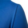 Maiyifu-GJ Men's Casual Solid Pullover Hoodies Long Sleeves Gym Hooded Sweatshirt Lightweight Drawstring Athletic Hoodie (Blue,Large) view 3