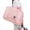 JUNYY Foldable Travel Large Capacity Sport Gym Tote Bag Workout Duffel Bags Shopping Handbag For Women Men(Pink) view 1