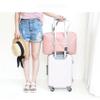 JUNYY Foldable Travel Large Capacity Sport Gym Tote Bag Workout Duffel Bags Shopping Handbag For Women Men(Pink) view 3