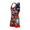 TRI-TITANS Dog Fight Reversible Wrestling Singlet (Youth M) view 3