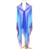 ZHOULL Women Belly Dance Veil Chiffon Dancing Hand Scarf Gradual Color(Purple) view 1