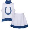 Outerstuff Girls Youth White Indianapolis Colts Junior Camp Cheer Dress view 1
