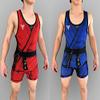TRI-TITANS Akuma Street Fighter Reversible Sublimated Wrestling Singlet (Adult 2XL: 200lbs-240lbs) view 1