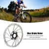 Disc Brake Rotor, 203mm Disc Brake Rotor with Center Lock Adapter, Disc Brake Conversion Accessories Parts for Road Mountain for Disc Brake Hub with Center Lock view 2