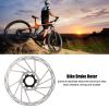 Disc Brake Rotor, 203mm Disc Brake Rotor with Center Lock Adapter, Disc Brake Conversion Accessories Parts for Road Mountain for Disc Brake Hub with Center Lock view 3
