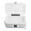 FILFEEL Baby Suitcase Toy, Childs Mini Luggage Box, Cute Plastic Rolling Suitcase Silver view 3