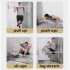 BCPPO Chin Up Bar Portable Pull Up Bars, Fitness Horizontal bar with Gymnastic Rings and Swing, Safe and Stable/Easy to Install (Size : 120-160CM) view 2