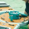 BOTE Floating Hangout Suite Drink Bar Aero Inflatable Hangout Bar Raft Kula 5 Cooler Compatible Center, MAGNEPod Compatible Travel Friendly Packable Portable Towable view 2