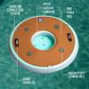 BOTE Floating Hangout Suite Drink Bar Aero Inflatable Hangout Bar Raft Kula 5 Cooler Compatible Center, MAGNEPod Compatible Travel Friendly Packable Portable Towable view 3