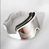 Ombak Ski Goggles - Pavones White Frame & Blue Fire Lens Ski/Snowboard Goggles for Men, Women & Youth view 3