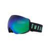 Ombak Ski Goggles - Mavericks Black Frame & Green Fire Lens - Ski/Snowboard Goggles for Men, Women & Youth view 1