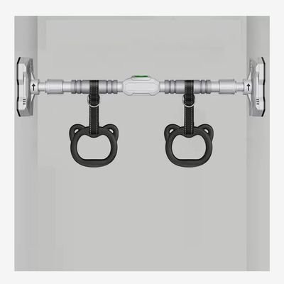 BCPPO Chin Up Bar Portable Pull Up Bars, Multifunctional Fitness Horizontal bar with Gymnastics Rings, Adult Kids Sports Equipment, 65-160cm (Size : 65-100CM)