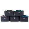Rink Rabbit Figure Skating Practice Tote - Rink Tote for Ice Skating Practice - Holds Tissues, Water Bottle, Notepad, , Baby Blue, One Size view 2