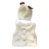 Infant Newborn Baby Boys Girls Sleeveless Lamb Vest Coat Outer Outwear Cardigan New Born Girl (White, 12-18 Months) view 1