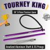 Aquatic Hunt Tourney King Premium 36" Spear  Compact 3-Piece Travel-Ready Underwater Hunting Spear for Lionfish, Frog & Flounder Gigging view 2