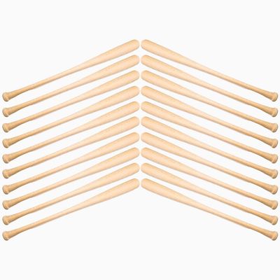 20-Pack of Craft Quality Wooden Blem Baseball Bat (32")