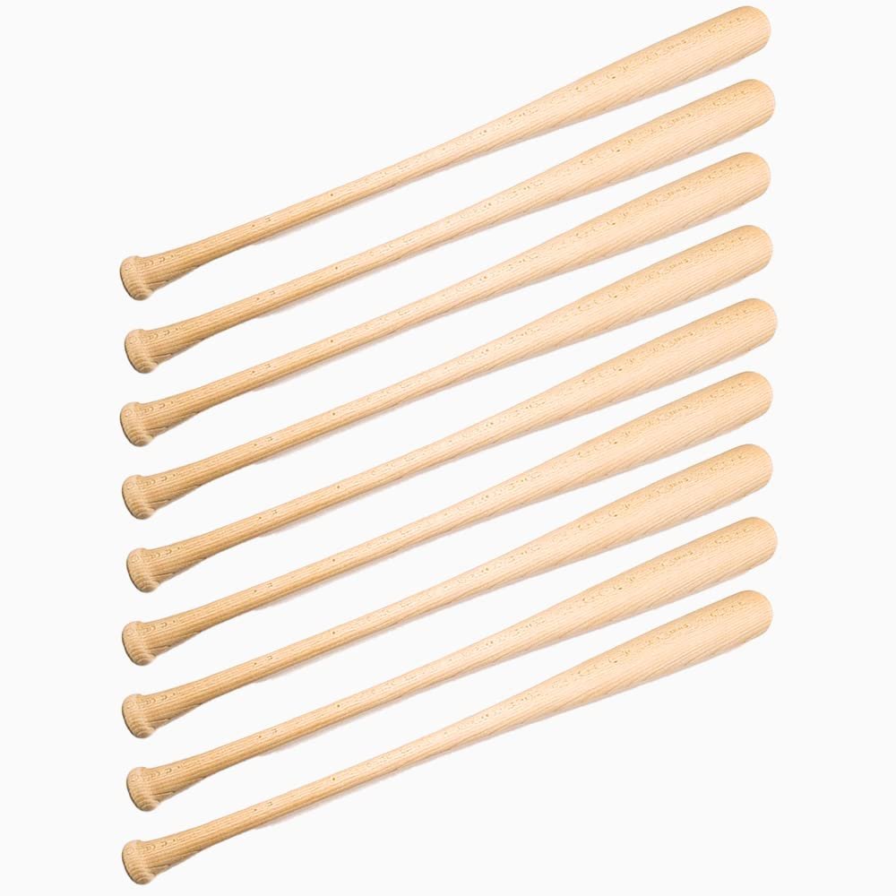 9-Pack of Craft Quality Wooden Blem Baseball Bat (33")