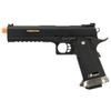 1911 Hi-Capa T-Rex Competition Gas Blowback Airsoft Pistol w/Sight Mount & Top Ports (Black/Gold)- WE-Tech view 1